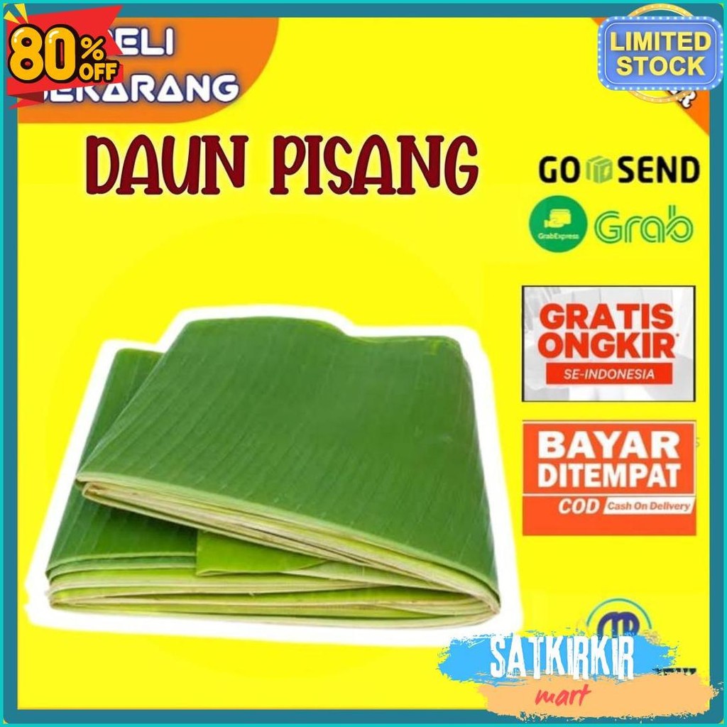 

Daun Pisang 1 Paket Isi 4-5 Lembar (Lagi Rame)