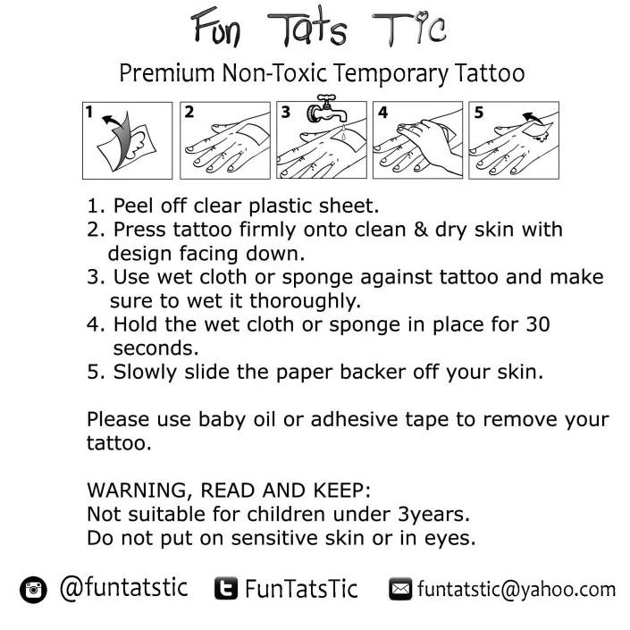 HJK TATO ZODIAC MURAH KADO ANAK NON TOXIC PREMIUM QUALITY TEMPORARY TATTOO