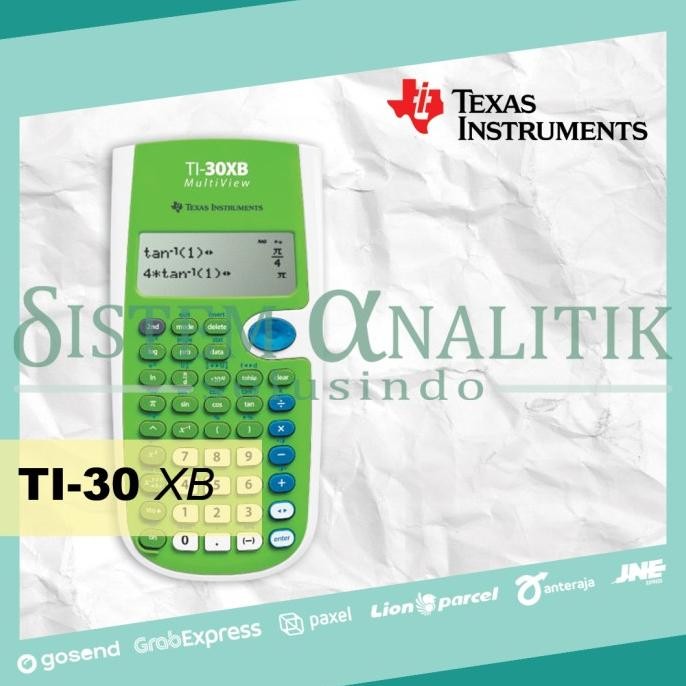 

TEXAS INSTRUMENTS TI-30 XB MULTI VIEW SCIENTIFIC CALCULATOR ORIGINAL DAN TERPERCAYA