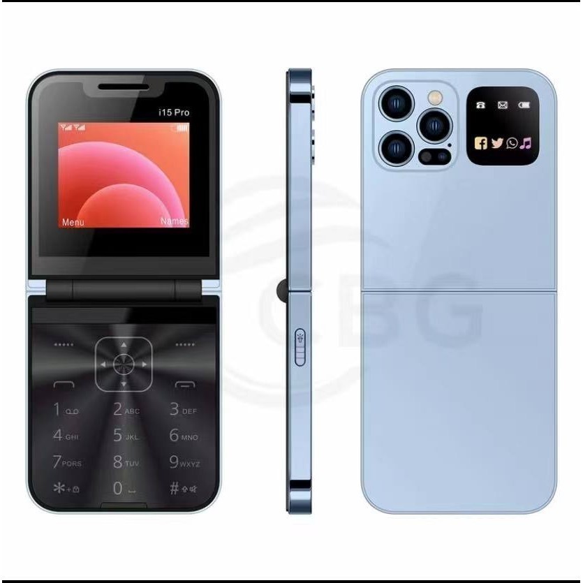 [Hot] HP ni flip phone 2,4 inci Lipat phone jadul