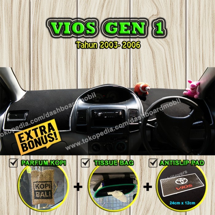 Dijual  Karpet Dashboard VIOS GEN 1 Cover Dashboard Pelindung Dashboard