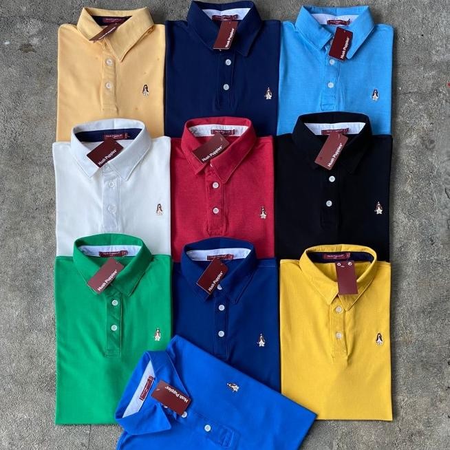 Kaos Polo Kaos Kerah Pria Hush Puppies Kuning