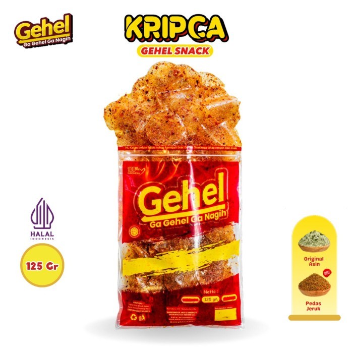 

STOK TERBATAS Gehel Kripca 125gr - Makanan Ringan