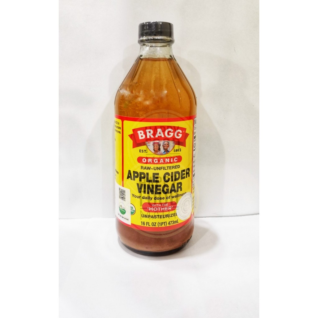 

Bragg Organic Apple Cider Vinegar With The Mother 473 Ml/Sari Cuka Apel Import