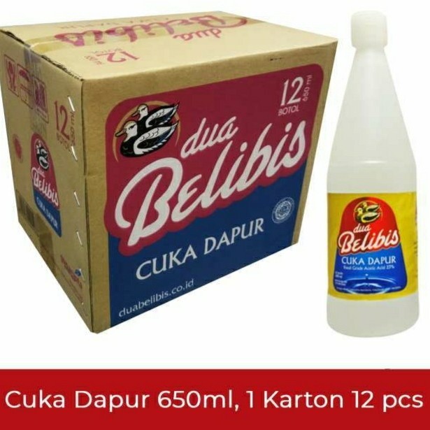 

Cuka Dua Belibis 12Pcs X 650Ml