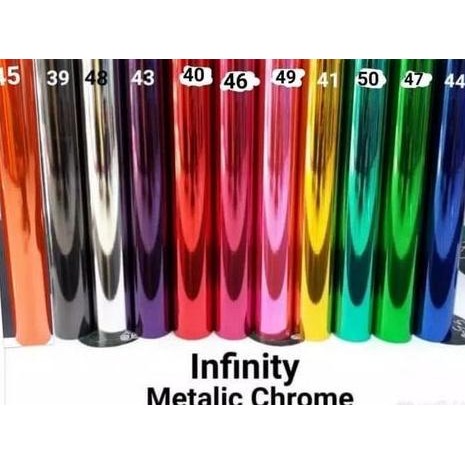 

Sale Sticker Infinity Metalic Chrome 45 Cm ( Meter )