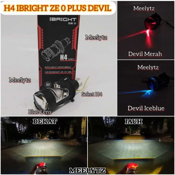 IBRIGHT ZE 0 - Lampu Utama H4 LED