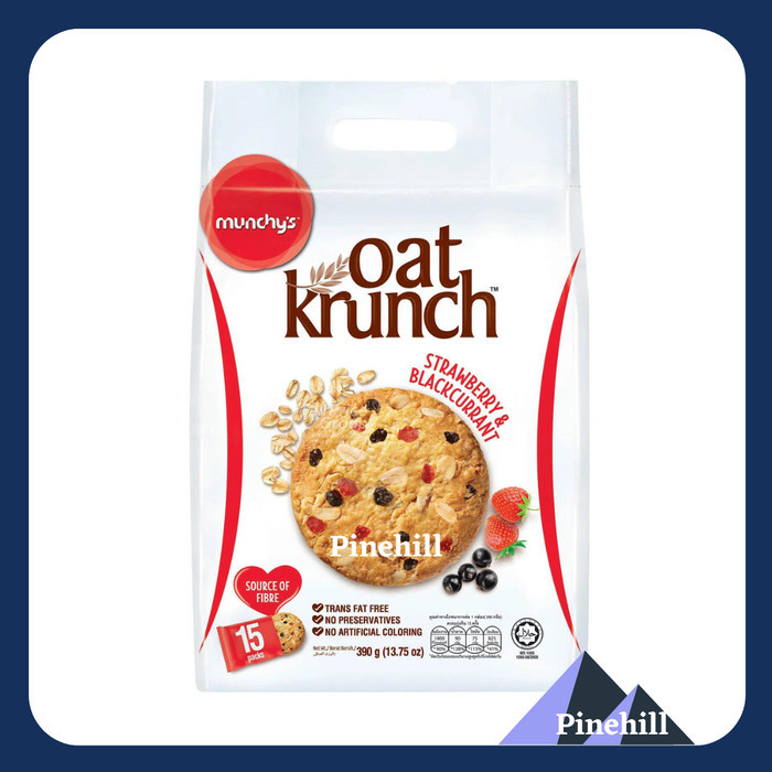 

BERMUTU Munchy's Oat Krunch Dark Chocolate - Munchy Biskuit Gandum Cokelat