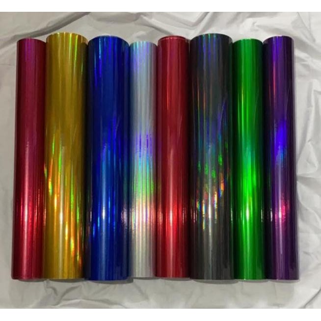 

Sale Sticker Hologram Laser Chrome Warna Lebar 50Cm