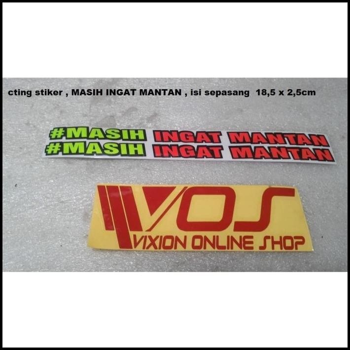 

TERBARU CUTING STIKER ISI SEPASANG MASIH INGAT MANTAN !