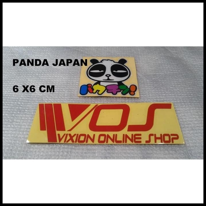 

DISKON STIKER CUTING PANDA JAPAN LUCU 6CM !!!!!!