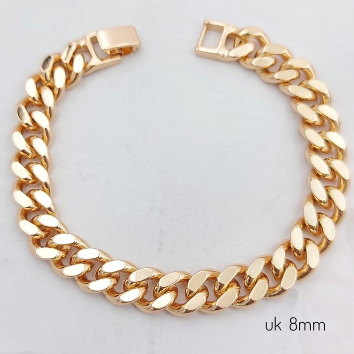 Gelang Rantai Kapal 8Mm 274B By Xuping