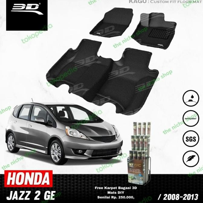 Karpet Mobil 3D KAGUMAT Honda Jazz 2010-Ge8