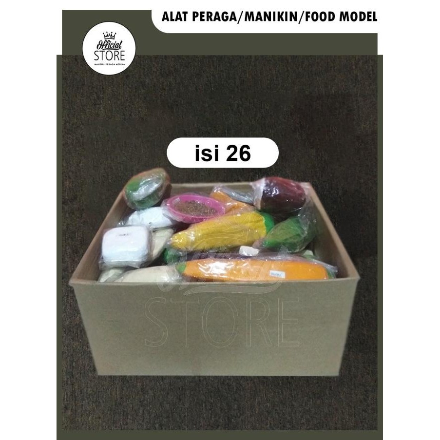 

FOOD MODEL/ Alat Peraga Replika Makanan ISI 26