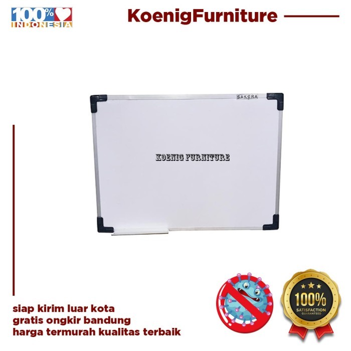 

NEW Whiteboard Gantung Sakura 120 x 90 / Papan Tulis Sekolah 120 x 90