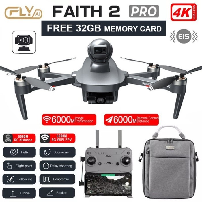 Drone Cfly Faith 2S 3-Axis Gimbal Camera Sony 4K