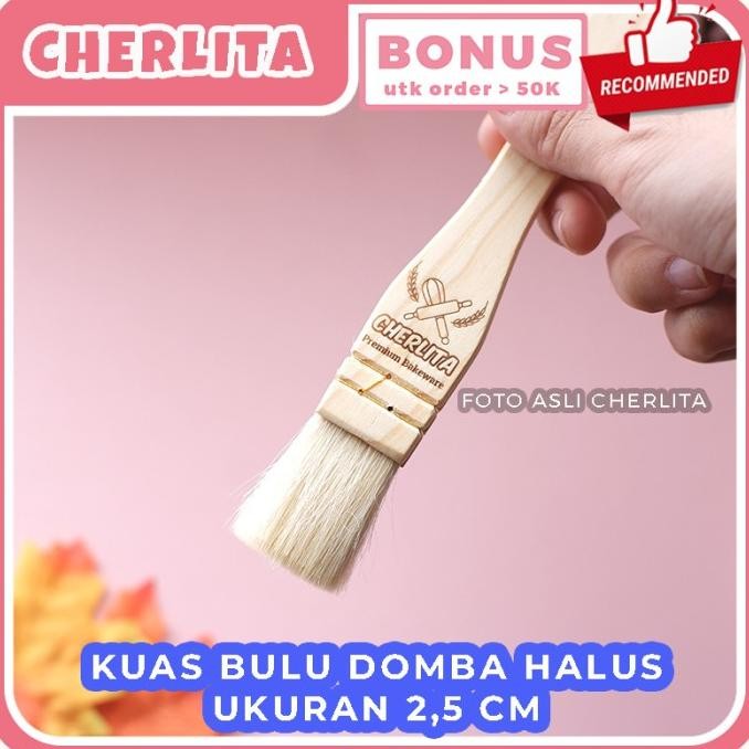 

Terlaris Kuas Bulu Domba Halus Eggwash Baking Wool Brush Kuas Nastar Cherlita COD