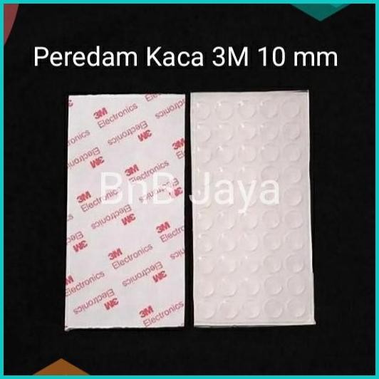Penganjal Kaca Meja 3M/ Bumper Peredam Kaca 3 M 10 mm per lembar 11OKT