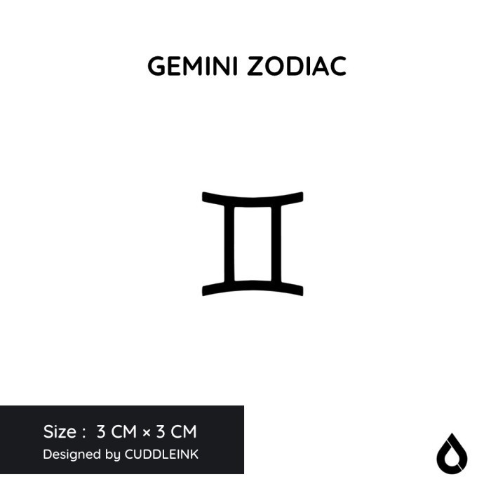 GG "Geni Zodiac" Matte Ink Tattoo