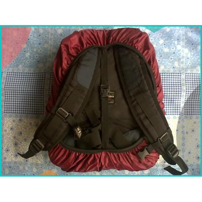 Jas Hujan / Mantel Tas Ransel Warna / Cover Bag / Raincoat Ransel 11OK
