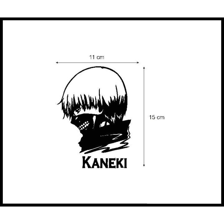 

DISKON STIKER FACE SILUET KEN KANIKI TOKYO GHOUL MOBIL LAPTOP ANIME MANGA SID !