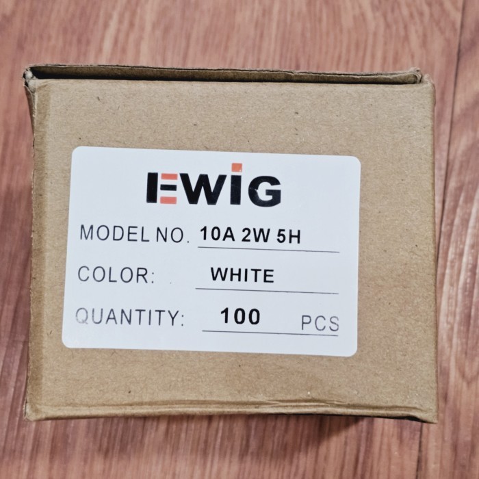 (Grosir/Dus) Terminal Block Keramik Ewig 2Pole 10A/15A/30A Tahan Panas