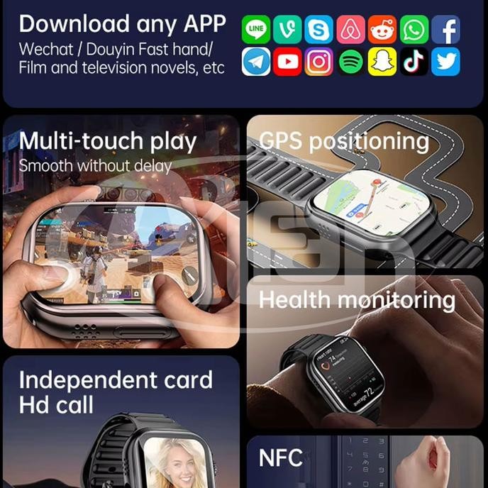 Smartwatch S8 Ultra sim card [terbaik]