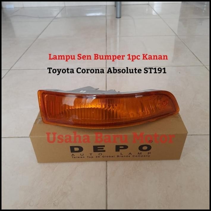 TERMURAH LAMPU SEN SEIN BUMPER BEMPER 1PC KANAN RH TOYOTA CORONA ABSOLUTE ST191 