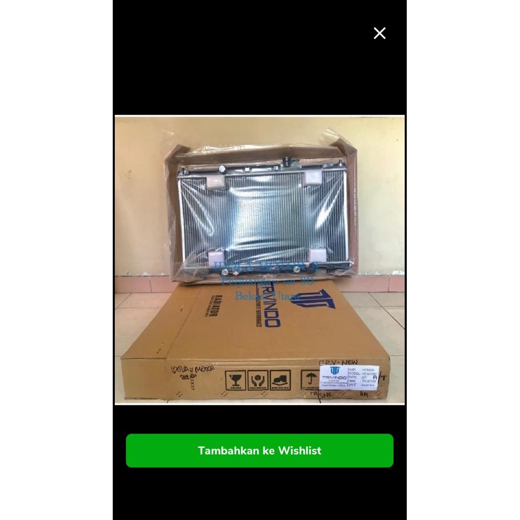 BEST DEAL RADIATOR NEW CRV 2003 2005 MATIC,TRIVINDO 