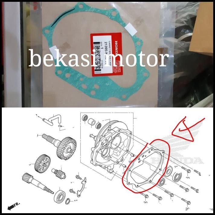 DISKON PACKING GASKET GEARBOX RASIO HONDA BEAT F1 BEAT KARBU BEAT POP ESP ORI 