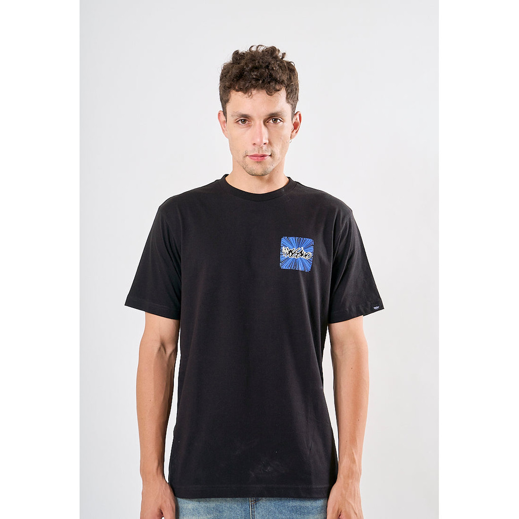 Mossimo Jaysie Kaos Urban Fit Hitam |HLXdxUSU|