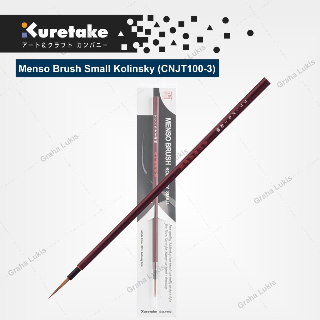 

Kuretake Zig Menso Brush - Rambut Kolinsky Kecil |855272FF|