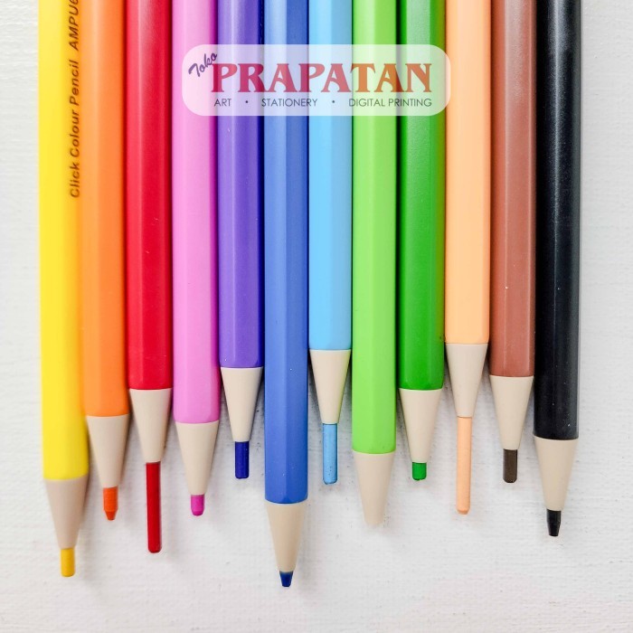 

Pensil Warna Mekanik M&G Click Ampu6973 Click Color Pencil #Original