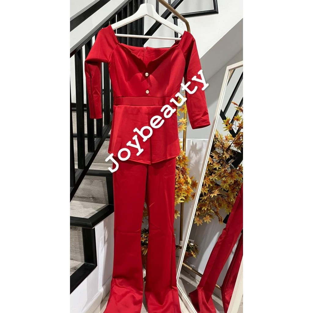 JoyBeauty Dress Merry Christmas Eve Dres Merah Red Mini Sexy Natalan H24M