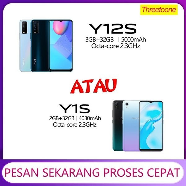 TERPERCAYA FREE ONGKIR AKSESORIS HANDPHONE HKY1610 VIVO Y12S Y1S HP RAM 3G ROM