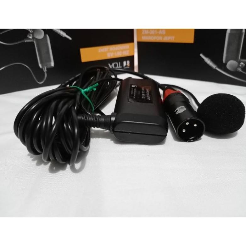 Mic Jepit TOA ZM-361 AS Jack Canon XLR Male