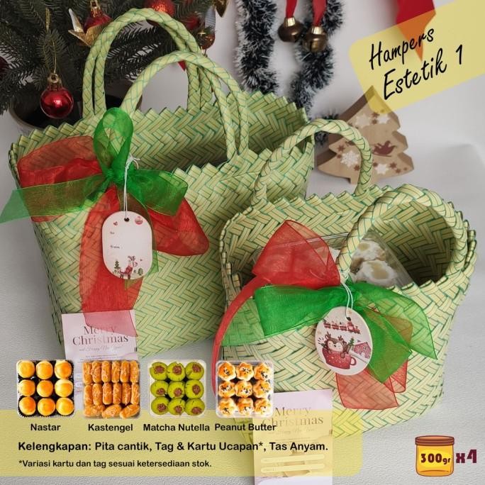 

Promo Hampers Natal Pinki Pie Cookies - Nastar, Sagu Keju, Kastengel