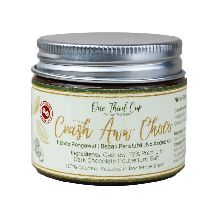 

Ready Premium Cashew Choco Butter - Crash Aww Choco - BEBAS GULA 100% Mente - Selai Kacang Sehat
