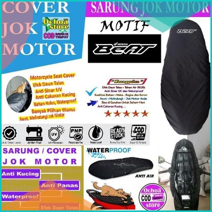 sarung cover jok motor Anti Kucing Tahan Air Honda BEAT STREET POP CBS