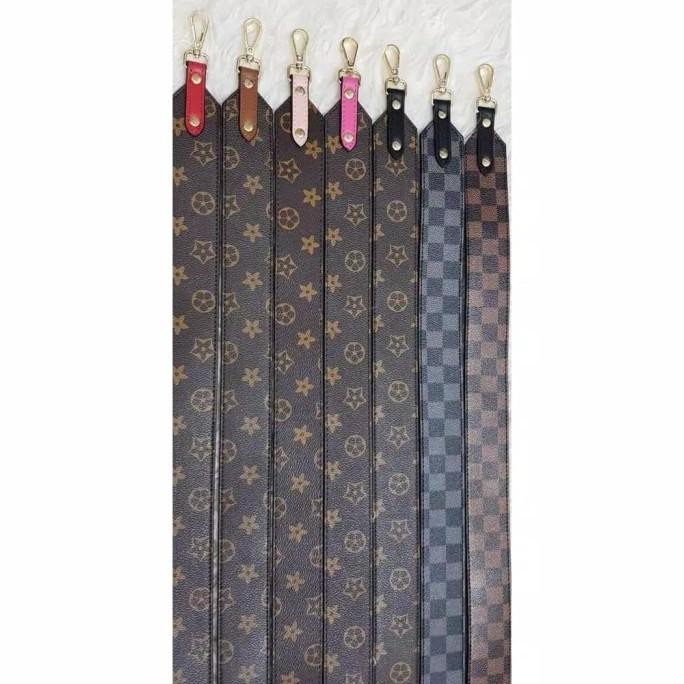 bagstrap LV 100 cm PU leather tali tas strap bag fashion panjang