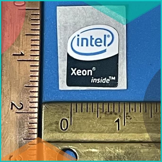 

Sticker stiker logo intel Xeon classic ori ukuran kecil xs 11OKTZ4 per