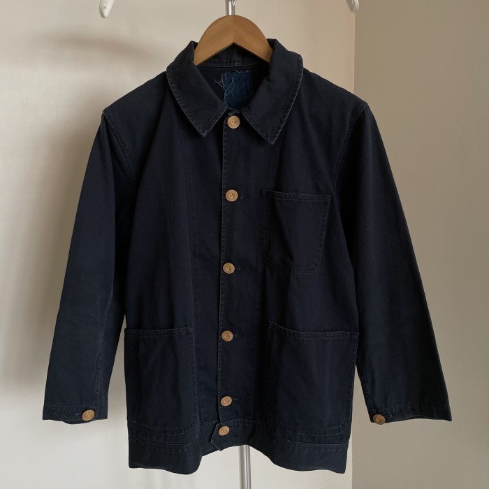 VISVIM 17SS BENNY JACKET OVND OLD VISVIM NEVER DIES HERRINGBONE NAVY RARE 666 NUMBER
