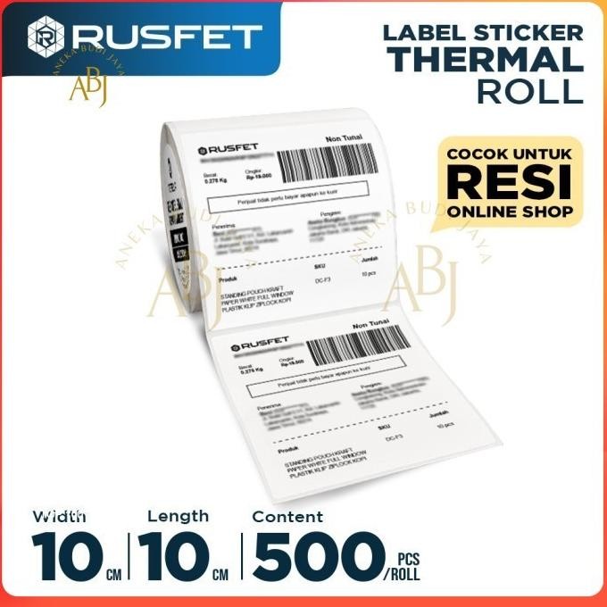 

Sale Sticker Thermal Label Thermal Label Resi 100 X 100Mm Resi Printing