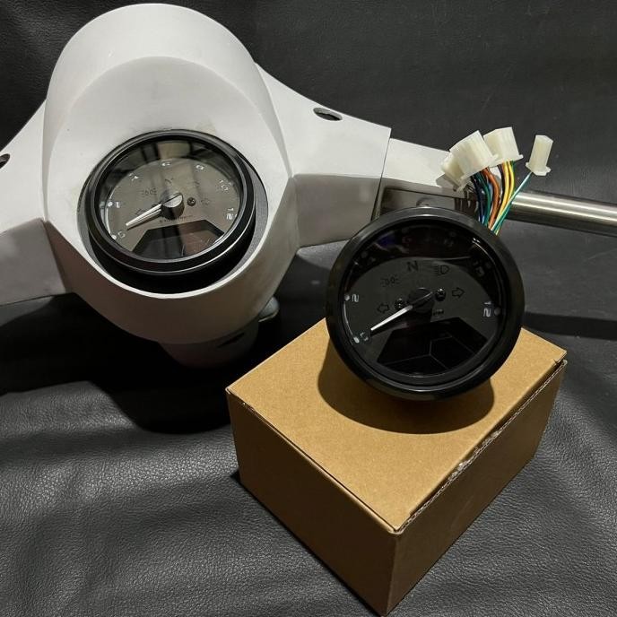 Spido spidometer vespa new px px digital custom model babon rpm bagus.