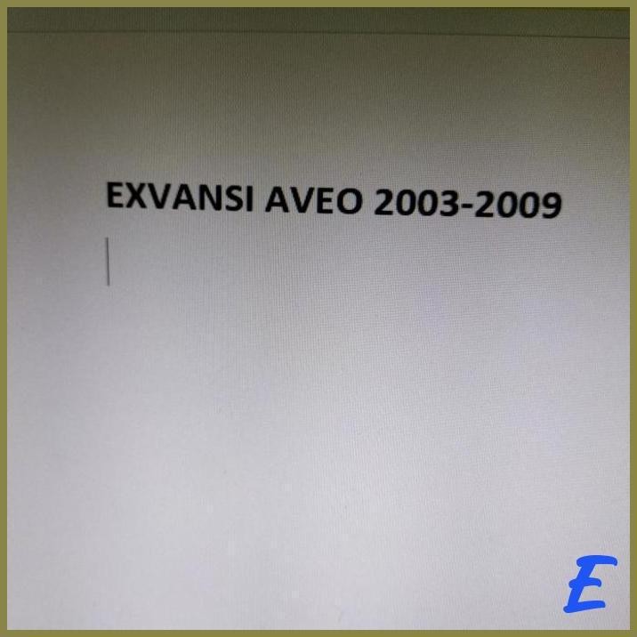 | RMO | EXVANSI CHEVROLET AVEO 2003-2009