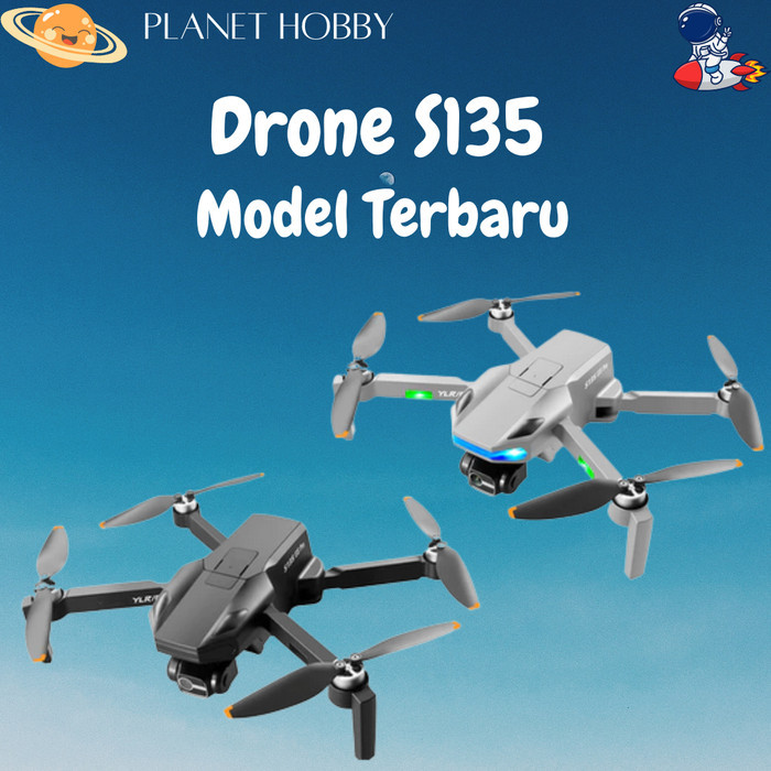 Drone Kamera RC Drone S135 Pro GPS 8K Profesional Drone Terbaru