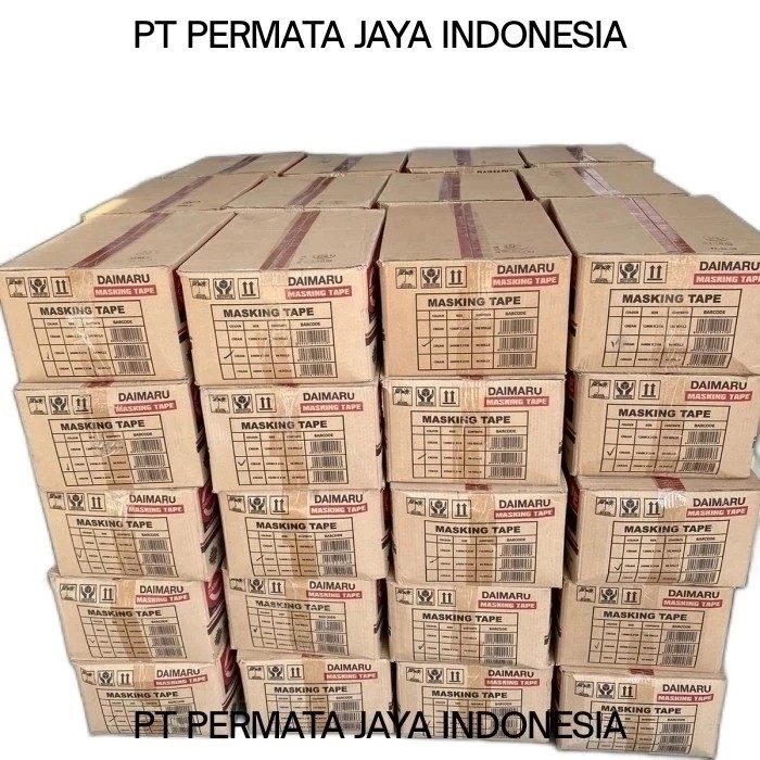 

masking tape / lakban kertas / daimaru 1 inch / 1 dus