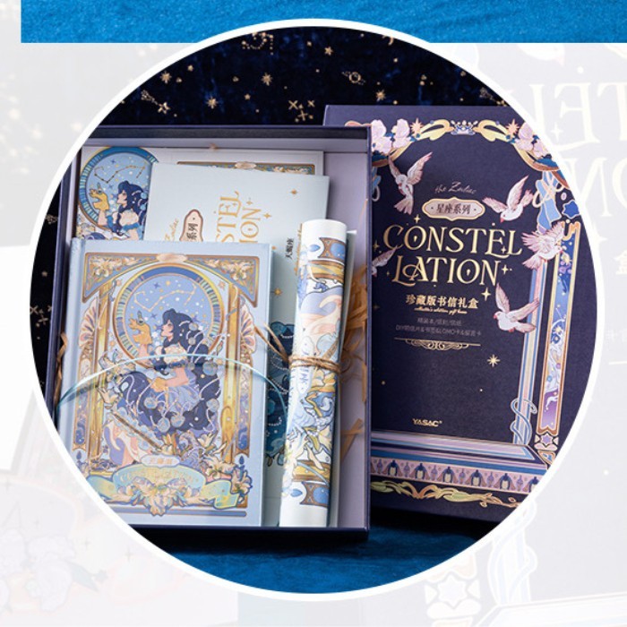 

Buku Notebook Diary The Zodiac Constelation + Gift Box Jurnal Set 8509