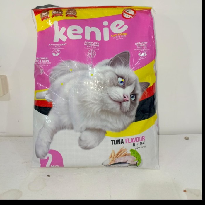 BEBAS ONGKIR - Dry Cat Food Kenie Adult Tuna 7 Kg