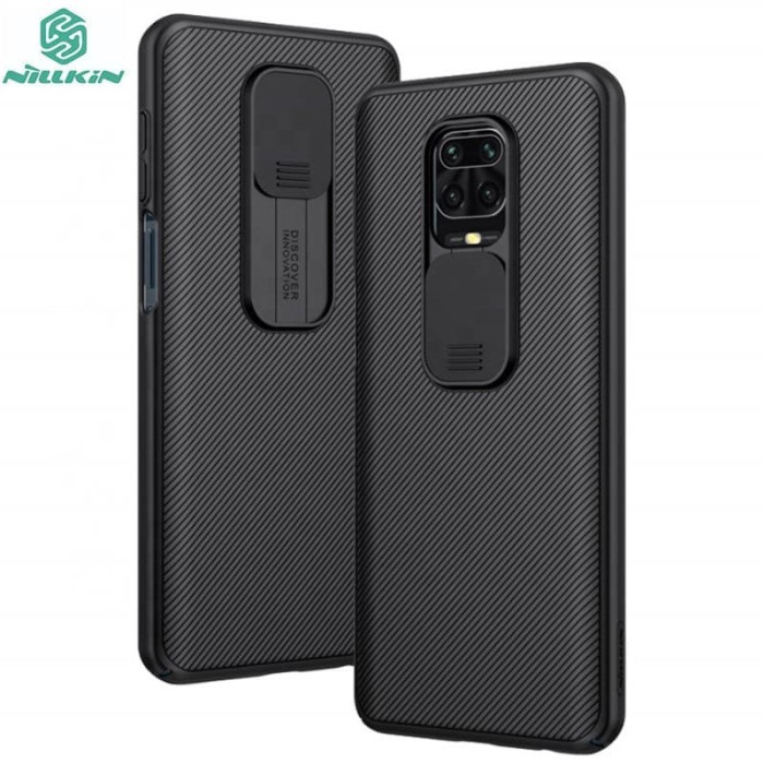 Nillkin Camshield Case Xiaomi RedMi Note 9 Pro - Casing Black Soft